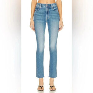 Mother Mid Rise Dazzler Ankle Fray